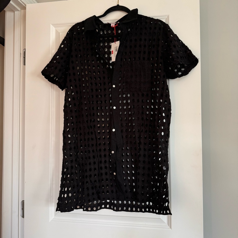 NWT Solid & Striped Eyelet Cabana Dress